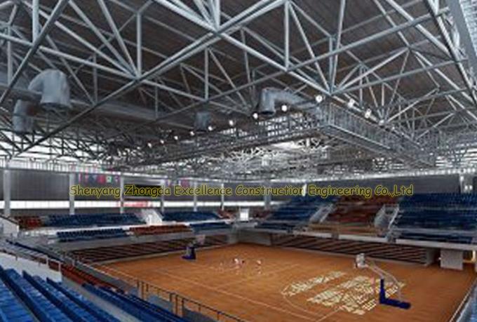 Pokrycia dachowe konstrukcji stalowych dla hali sportowej