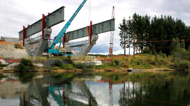 wykonanie dźwigara konstrukcji stalowej / AWS D1.5 Projekt konstrukcji stalowej mostu spawanego / Wykonanie mostu belki o konstrukcji stalowej
