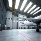 Metalowa hala magazynowa Konstrukcja stalowa hangar Duże budynki