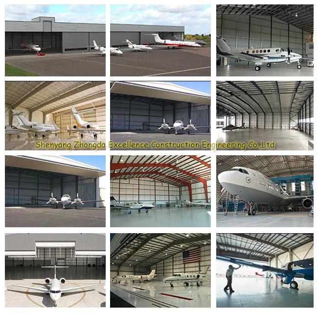 Dobra cena Konstrukcja stalowa Konstrukcja budowlana Hangar do samolotów prefabrykowanych
