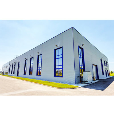 Q345b Budownictwo o konstrukcji portali Hangar stalowy Prefabrykacja Skład komercyjny