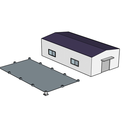 Fabricated Steel Frame Structure Prefab Workshop Peb Warehouse Easily Disassembled