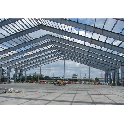 Bs Standard Portal Frame Structure Corrugated Sheet Metal Workshop Buildings